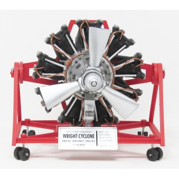 Plastikmodell – ATLANTIS Models Motor 1:12 Wright Cyclone 9 Sternmotor STEM – AMCM6052
